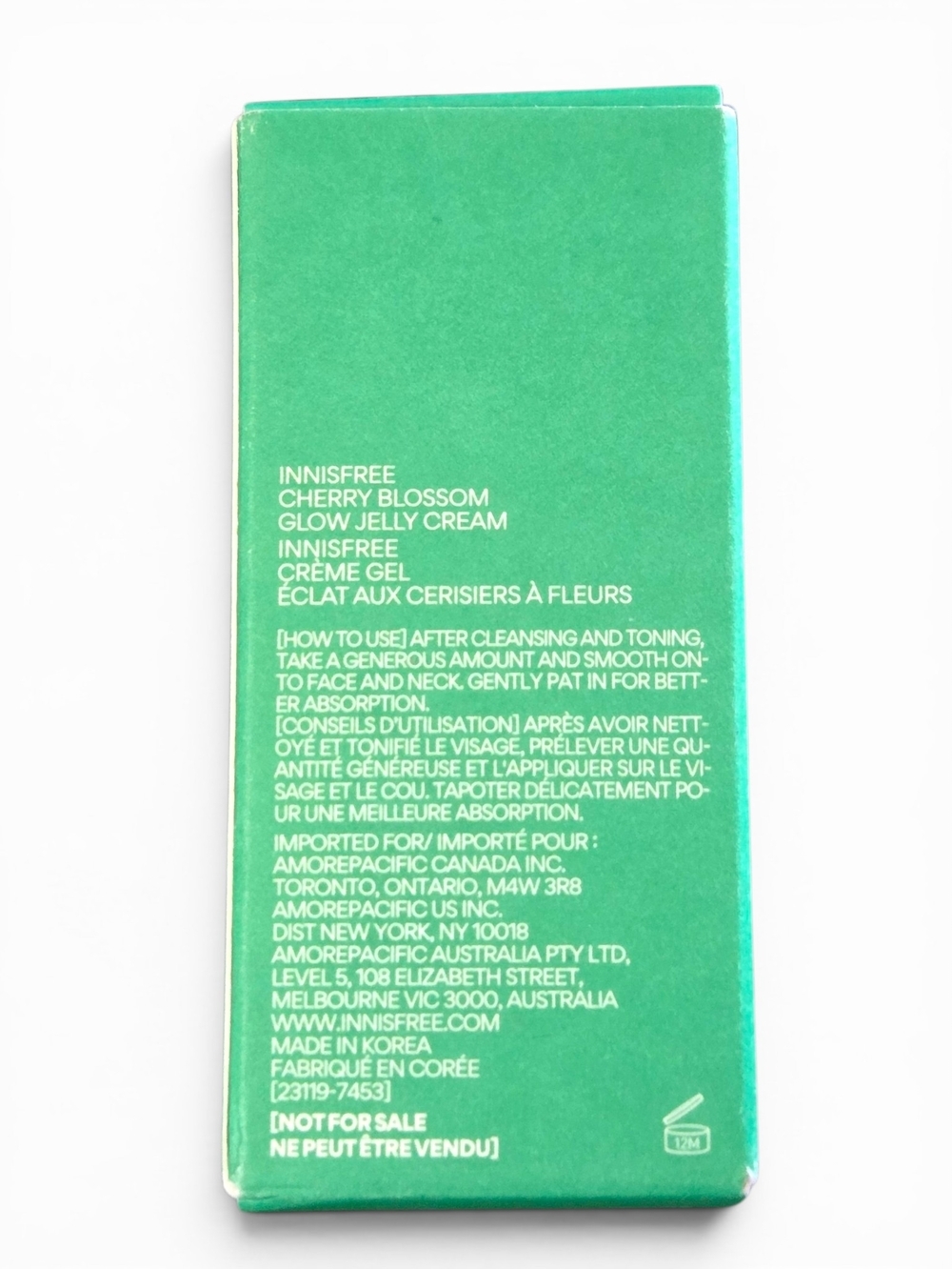 NIB innisfree Cherry Blossom Glow Jelly Cream Travel Size 15ml K-Beauty 12/2026 - Picture 3 of 8
